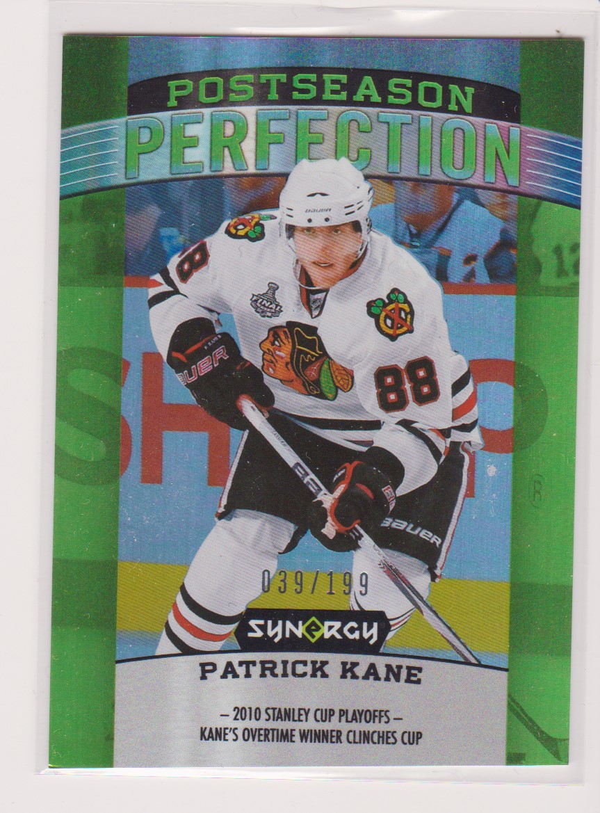2018-19 Synergy Post Season Perfection Green #PS11 Patrick Kane (image for) 2018-19 Synergy Post Season Perfection Green #PS11 Patrick Kane